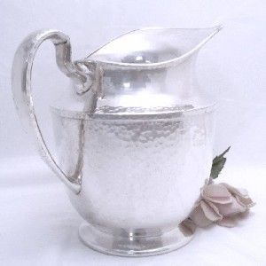 Beautiful Derby Art Deco Silver Water Pitcher 1920s Excellent