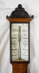 MARINE STICK BAROMETER WITH SYMPIESOMETER Kean Liverpool