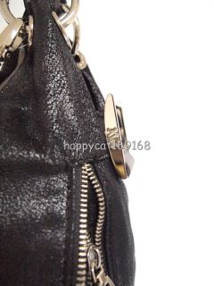 Kathy Van Zeeland Luxury Slouchy Shopper with Zipper Pockets Black