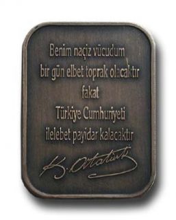 AC Turkey Mustafa Kemal Ataturk 2001 UNC Gold