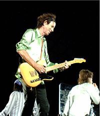 Keith Richards in Hannover, 2006, during the A Bigger Bang Tour
