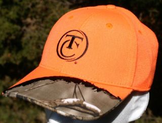 Thompson Center Arms Gun Maker Hat Cap Orange Camo NWT Hunting Rimfire