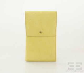 Louis Vuitton Lime Yellow Monogram Vernis Kenmare Bag