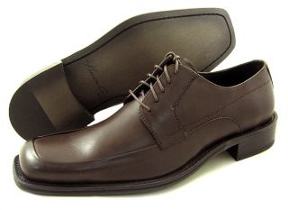 New Kenneth Cole New York Mid Town Brown Oxford Dress Shoes US 7 5