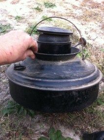 Vintage Antique E Z Est Way Oil Kerosene Stove Heater No 1312