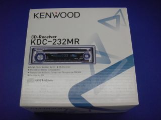 Kenwood in Dash Car Marine CD Audio Stereo Receiver KDC 232MR New