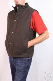 ROUNDTREE & YORKE Kevin Dark Brown Vest Winter Jacket Coat $120 size