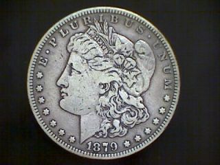 1879 s Morgan Silver Dollar Coin 2nd Reverse Semi Key Date Coin