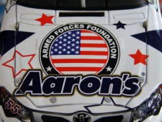 2012 Mark Martin 55 Aarons NASCAR Unites Toyota Camry 1 24