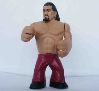 Great Khali Mattel WWE Rumblers Mini Actionr Figure Loose 2