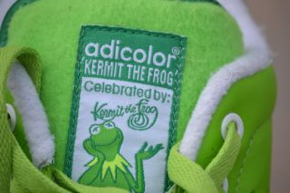 RARE 2009 Kermit The Frog Adidas Stan Smith Shoes Size 12 Superstar