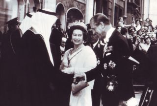Queen Elizabeth King Khaled Saudi Arabia
