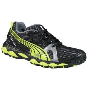 PUMA FOX PUMAFOX Running Shoes US 10.5 (UK 9.5) BLACK Lime Trainers