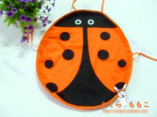 Cute Ladybug Kids Kitchen Garden Fabric Craft Apron Lovely Child