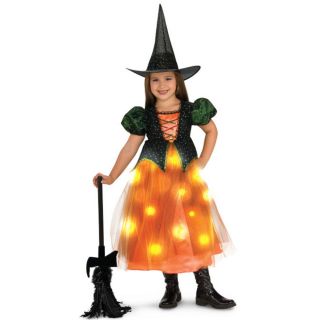 Twinkle Witch Toddler Child Costume Witch Light Up Lite Up Lights
