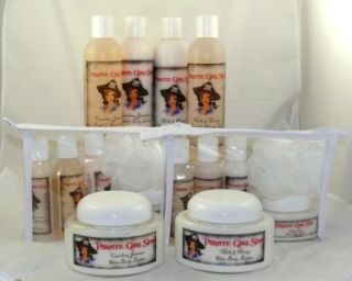 Ocracokes Pirate Girl Spa Travel Gift Pack Milk Honey Lotion Shower