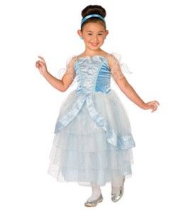 Blue Princess Gown Queen Costume Dress Child Kids Dress Up