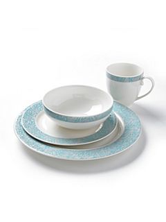 Monsoon by Denby Monsoon Lucille dinnerware in teal   