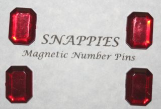 Snappies Just for Kids Magnetic Number Pins Showmanship Horsemanship