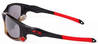 New Oakley Sunglasses Split Jacket Polished Black Chrome Slate Iridium