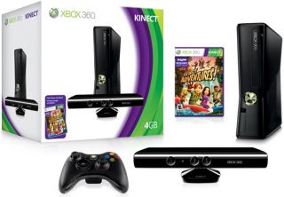 Microsoft Xbox 360 Kinect Adventures Bundle 4 GB Black Console Brand