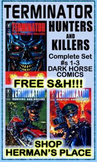 Terminator Hunters and Killers 1 3 Jaaska Dark Horse Comics 1992 USA s