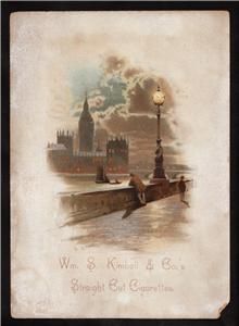 Kimball Cigarettes Advertising Victorian Trade Card