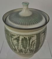 Gerry Williams Mid Century Modern Art Pottery Large Covered Jar After