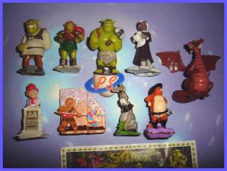 Kinder Surprise Set Shrek 4 Forever After Figures Collectibles Germany