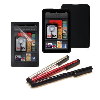 Silicone Skin LCD Screen Protector Accessories Bundle for 
