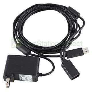 Adapter Power Supply USB Cable for Xbox 360 Kinect Sensor New
