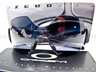 New Oakley Zero L Sunglasses RARE Matte Black Grey