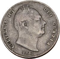 William IV Farthing United Kingdom Britain Authentic Coin 1836