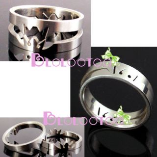 Anime Crown Steel Love Lover Kingdom Hearts Ring New