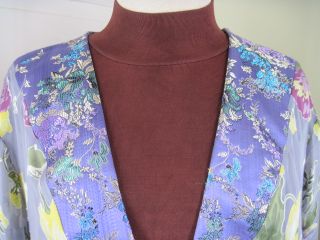 Spencer Alexis Exquisite Purple Lace Brocade Trim Jacket 1x $120