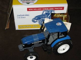 Ertl New Holland Gemini 8360 Show Tractor 1 16 Scale 1999 Wisconsin 1