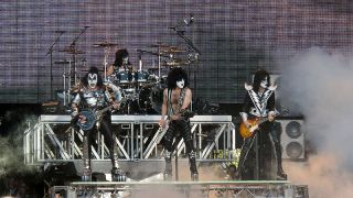 Kiss playing at Sauna Open Air 2010, during their Sonic Boom Over