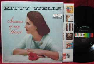 Kitty Wells Seasons of My Heart LP Vinyl Record Album