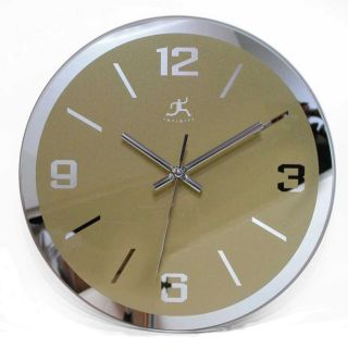 New Contemporary Mirror and Tan Kitchen Wall Clock