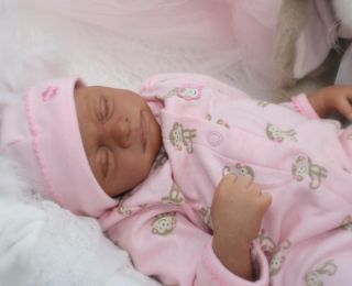 Sweet Reborn Baby Girl Doll Baby 1 of Triplets by Lisa Farmer Lovern