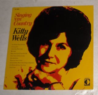 SEALED 1970 Kitty Wells Singing Em Country LP Decca Records DL 75221