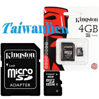 Kingston Micro SD Micro SDHC Memory Card 4GB 4G Class4 TF Flash