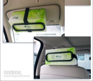 Car Sun Visor Tissue Paper Box Holder Auto Seat Back Accessories Hold