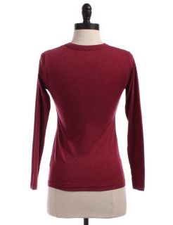 Urban Renewal by Urban Outfitters Solid Knit Top Sz s Red Shirt