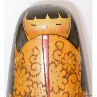 Japanese Sosaku Kokeshi Doll by Kobayashi Inosuke 12 1 2 32cm