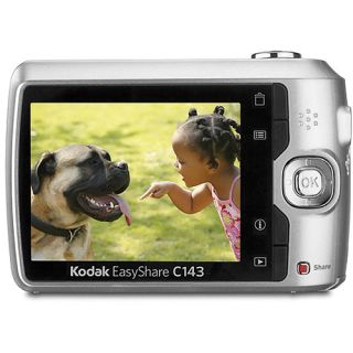 Kodak EasyShare C143 12MP Camera Silver 8GB Kit New