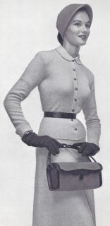 Vintage Knitting Pattern to Make Designer Dress Jacket Sophisticated