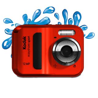 Kodak EasyShare Sport C123 12 MP Waterproof Digital Camera Red