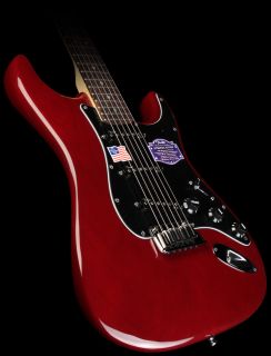 Fender American Deluxe Ash Stratocaster Electric Guitar Wine