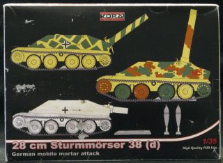Kora Models 1 35 German 280mm Sturmmorser 38 Mortar